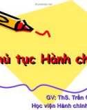 Thủ tục Hành chính