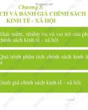 Bài giảng điện tử học phần Chính sách kinh tế xã hội: Chương 5 - ĐH Thương mại