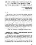 Đổi mới hoạt động đào tạo ngành quản trị du lịch và khách sạn trong bối cảnh hình thành Cộng đồng Kinh tế ASEAN và MRA-TP