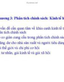 Bài giảng Phân tích chính sách nông nghiệp & phát triển nông thôn: Chương 3 - TS. Nguyễn Văn Sanh