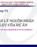 Bài giảng Quản lý dự án phần mềm: Chương 6 - Trần Thị Kim Chi