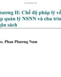 Bài giảng Luật ngân sách nhà nước: Chương 2 - ThS. Phan Phương Nam