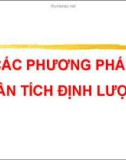 Bài giảng Các phương pháp phân tích định lượng – Cao Hào Thi