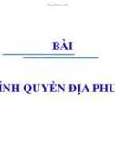 Bài giảng Luật hiến pháp Việt Nam: Bài 10 - ThS. Phan Nguyễn Phương Thảo