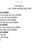 Bài giảng Chương 3: Chu trình ngân sách NN