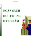 Bài giảng Ngân sách hoạt động hằng năm