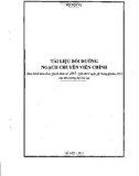 Giáo trình Tài liệu bồi dưỡng ngạch chuyên viên chính (Ban hàng kèm theo Quyết định số 2367/QĐ-BVN ngày 31 tháng 12 năm 2013 của Bộ trưởng Bộ Nội vụ)