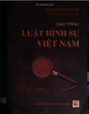 Giáo trình Luật hình sự Việt Nam: Phần 1