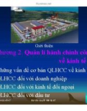 Bài giảng Quản lý hành chính công: Chương 2