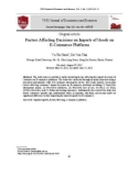 Các nhân tố ảnh hưởng đến quyết định nhập khẩu hàng hóa kinh doanh bằng phương thức điện tử
