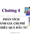 Phân tích đánh giá chi phí và hiệu quả đầu tư