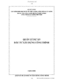 Quản lý dự án đầu tư xây dựng công trình