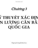 Bài giảng Lý thuyết xác định sản lượng cân bằng quốc gia - Nguyễn Kim Nam