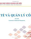 Bài giảng Kinh tế và quản lý công nghiệp: Chương 4.1 và 4.2 - Nguyễn Thị Bích Nguyệt