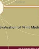 Chapter 12: Evaluation of Print Media