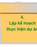 Lập kế hoạch thực hiện dự án