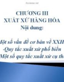 Bài giảng Nghiệp vụ hải quan: Chương 3 - Nguyễn Cương