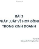 Bài giảng Lý luận pháp luật: Bài 3 - TS. Vũ Phương Đông