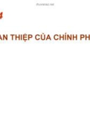 Can thiệp của chính phủ