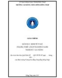 Giáo trình Kinh tế vi mô (Nghề: Quản trị kinh doanh - Cao đẳng): Phần 1 - Trường CĐ Cộng đồng Đồng Tháp