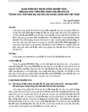 Quan điểm đẩy mạnh công nghiệp hóa, hiện đại hóa trên nền tảng chuyển đổi số trong các văn kiện Đại hội XIII của Đảng Cộng sản Việt Nam