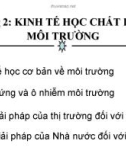 Bài giảng môn Kinh tế môi trường: Chương 2 - ĐH Ngoại Thương (p3)