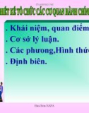 Bài giảng Quản lý và phát triển tổ chức hành chính nhà nước: Chương 5 - ThS. Mai Hữu Bốn