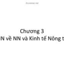 Bài giảng Chương 3: QLNN về NN và kinh tế nông thôn