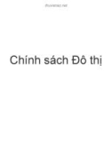 Chính sách Đô thị