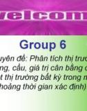 Bài thuyết trình môn Kinh tế vi mô chuyên đề: Phân tích thị trường