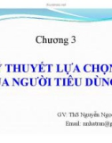 Bài giảng Kinh tế vi mô: Chương 3 - Ths. Nguyễn Ngọc Hà Trân