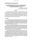 Phân tích hiệu quả kinh tế của các cây trồng chủ yếu và đề xuất sinh kế cho người dân ở 7 xã vùng đệm Vườn quốc gia Phong Nha - Kẻ Bàng