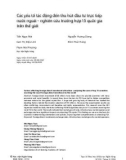 Các yếu tố tác động đến thu hút đầu tư trực tiếp nước ngoài - nghiên cứu trường hợp 15 quốc gia trên thế giới