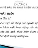 Bài giảng Thẩm định dự án đầu tư