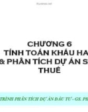 Bài giảng Lập và phân tích dự án: Chương 6 - ThS. Hà Văn Hiệp