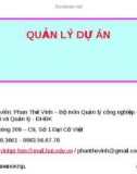 Bài giảng : Quản lý dự án part 1