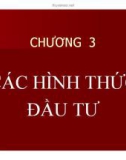 Bài giảng Pháp luật về đầu tư: Chương 3 - Đại học Mở TP HCM