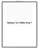 Quảng Cáo Online là gì ?