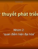 Báo cáo: Quan điểm hiện đại hóa