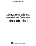 Kết quả Tổng điều tra dân số và nhà ở năm 2019 tỉnh Hà Tĩnh