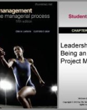 Lecture Project management: The managerial process (5/e): Chapter 10 - Erik W. Larson, Clifford F. Gray