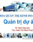 Bài giảng Quản trị dự án: Chương 1 - TS. Trịnh Thùy Anh, ThS. Đoàn Thị Thanh Thúy