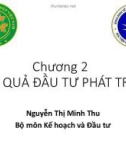 Bài giảng Kinh tế đầu tư 2: Chương 2 - Nguyễn Thị Minh Thu