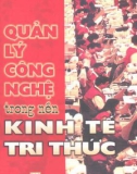 Hệ thống Quản lý công nghệ trong nền kinh tế tri thức: Phần 1