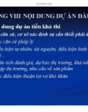 Bài giảng Phân tích và lập dự án đầu tư: Chương 8 - ThS.Trần Thùy Linh