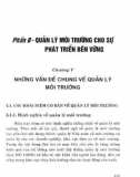 Quản lý sự phát triển bền vững cho môi trường (In lần thứ ba): Phần 2