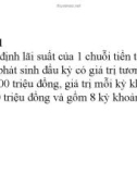 Bài giảng Lập và phân tích dự án: Phần bài tập - ThS. Hà Văn Hiệp