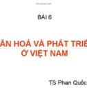 Bài giảng Quản lý Nhà nước về văn hóa - thông tin: Bài 6 - Văn hóa và phát triển ở Việt Nam