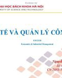 Bài giảng Kinh tế và quản lý công nghiệp: Chương 5 - Nguyễn Thị Bích Nguyệt