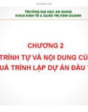 Bài giảng Thiết lập và thẩm định dự án đầu tư: Chương 2 - GV. Phạm Bảo Thạch